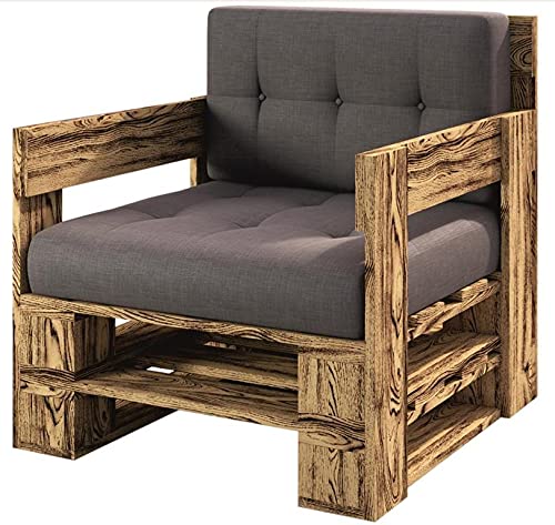 Lermowood Palettenmöbel Mp Sessel 80 x 80 x 30 cm Geflammt | Europaletten Indoor und Outdoor Lounge Gartenmöbel Holz Gartenmöbel Set Lounge Möbel Terrasse Balkon Loft Stil Paletten Lermowood Palettenmöbel Mp Sessel 80 x 80 x 30 cm Geflammt | Europaletten Indoor und Outdoor Lounge Gartenmöbel Holz Gartenmöbel Set Lounge Möbel Terrasse Balkon Loft Stil Paletten von Lermowood