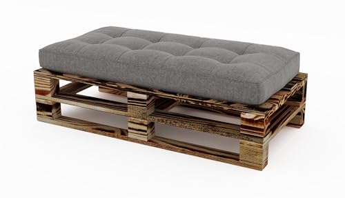Lermowood Palettenmöbel Mpe Hocker 120 x 80 cm Geflammt | Europaletten Indoor und Outdoor Lounge Gartenmöbel Holz Gartenmöbel Set Lounge Möbel Terrasse Balkon Loft Stil Paletten Lermowood Palettenmöbel Mpe Hocker 120 x 80 cm Geflammt | Europaletten Indoor und Outdoor Lounge Gartenmöbel Holz Gartenmöbel Set Lounge Möbel Terrasse Balkon Loft Stil Paletten von Lermowood