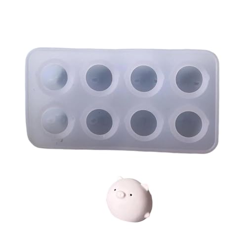 1.. Wiederverwendbare Tierische Silikonform Für Lebensmittelqualität Für Backen Von Handwerk Und Schmuck Mit 8-Cavity Design Silikon Crafting Werkzeug von Lerpwige