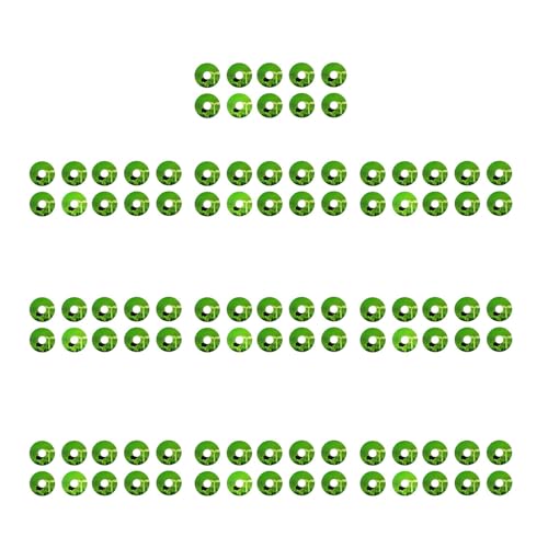 100/120 Stück Hydroponik Pflanzenetiketten Rund Wachstumsaufkleber für Sämling Selbstklebende Hydrokultur Baumschule Pflanze von Lerpwige