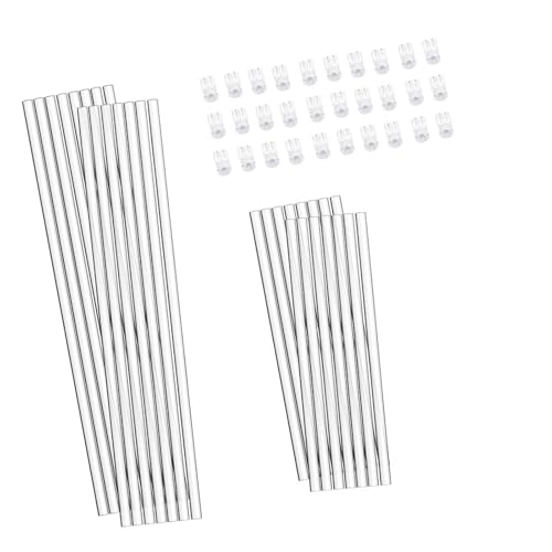 30 Stück Acryl Orchideen Stäbe 11/16ich Klar Pflanze für Topfpflanzen und Blumen mit Clip für vertikales Wachstum 30 Stück Acryl Orchideen Stäbe 11/16ich Klar Pflanze für Topfpflanzen und Blumen mit Clip für vertikales Wachstum von Lerpwige