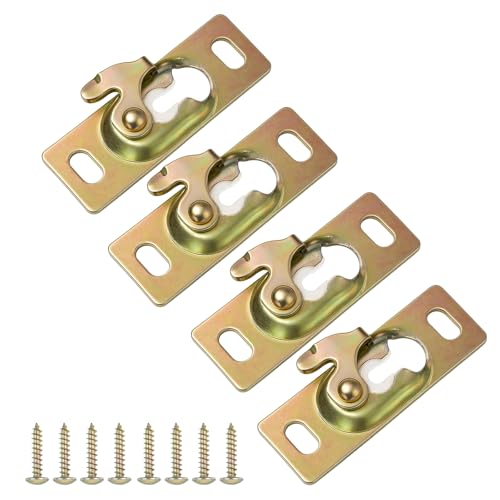 4pcs Metall Schiebetür Strecke Montagehalterung Resistente Designtüren Kleiderbügelplatten Für Servicestabilitätsresistente Türhardware Teile von Lerpwige