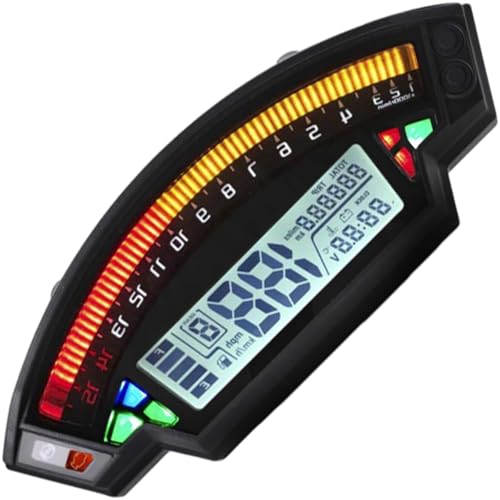 6 Zahnradmessmesseröl Indikatoren Für 2012-2017 Tachometer Tachometermesser Universeller Motorradmesser Mit Hintergrundbeleuchtung von Lerpwige