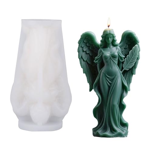 Detail Flügelmädchen Silikonform Für Handgefertigte Kerzenaromatherapys Stein Und Handwerksprojekte Angel Wing Silicon Kerzenform von Lerpwige