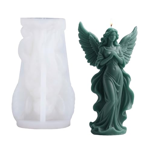 Detail Flügelmädchen Silikonform Für Handgefertigte Kerzenaromatherapys Stein Und Handwerksprojekte Angel Wing Silicon Kerzenform von Lerpwige