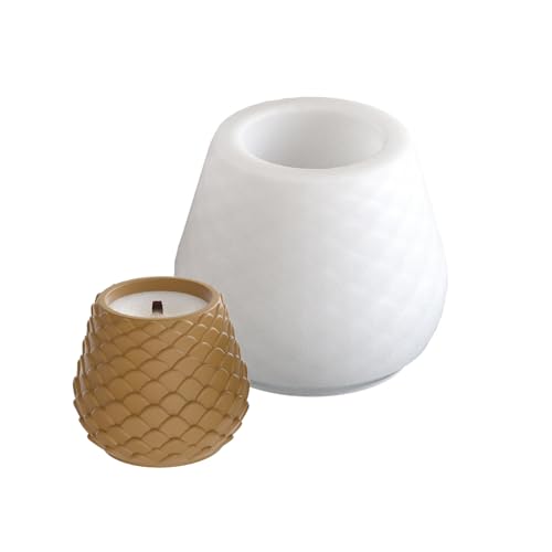 Einzigartige Silikon-Struktur-Bastelformen, einzigartige Form, Blumentopf-Formen zum Basteln von Kerzenhaltern von Lerpwige