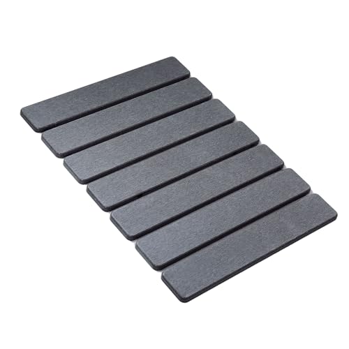 Faltbare Küchentheken-Matten, hohe Saugfähigkeit, Silikon-Abtropfmatte, große Größe, stabile Frontprotektoren für Spülenbereich, schnell trocknende Küchenutensilien, Aufbewahrungsmatten von Lerpwige