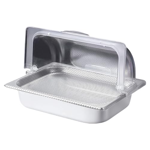 Funktionales Edelstahl Buffets Gewürzspender Rack Verfügt Über Klare Abdeckungen Für Küchenparty Nahrungsmittel Serviert von Lerpwige