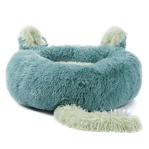 Hundebett Pelznest Für Kleine Welpenkätzchen Nicht Schlupf Korb Haustierbett Mit Kaninchenohren Schwanz Mehrfarbige Betten Großer Winterthema Großer Größe von Lerpwige