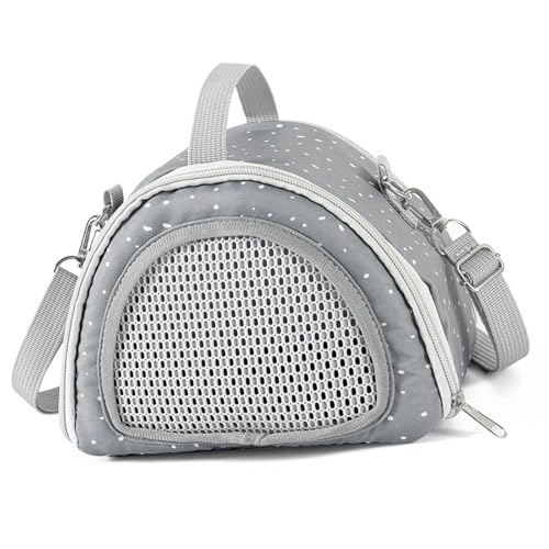 Igel-Reise-Handtasche, waschbar, Haustier-Tragetasche, mit belüfteten Löchern, Gurt und Reißverschlüssen, für den täglichen Outdoor-Ausflug, tragbare Eichhörnchen-Outing-Tasche mit Belüftung von Lerpwige