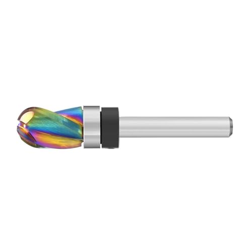 Industriestärke Router Bit Drei Flöte Konfiguration Regenbogen Tragen Beweisbeschichtung Für Möbel Die Holzcraft Professionelles Holzschnitzschneider Machen von Lerpwige