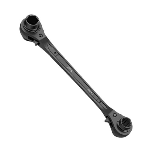 Lerpwige 1. Reversibler Ratschenschlüssel 6-Punkte Socket Tool Mit Ergonomischem Für Automatische Reparatur Und Projekte Reversible Ratcheting Schraubenschlüssel von Lerpwige