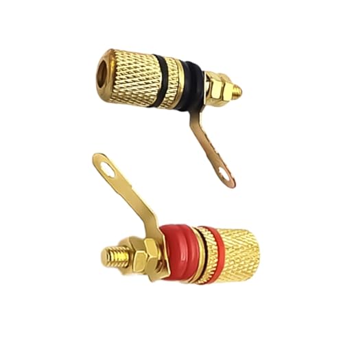 Lerpwige 4mm Verstärker Anschlüsseanschlüsse Bindung Nach Bananen Stecker Steckdosen Signale Signale Getriebeverbindungsklemme Ersatz von Lerpwige