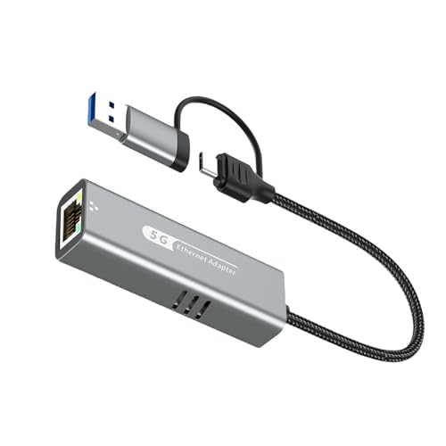 Lerpwige 5gbit / S USB Typ C Bis RJ45 Ethernet 5000Mbit / S Netzwerkkonverter Für Die Verbindung von Lerpwige