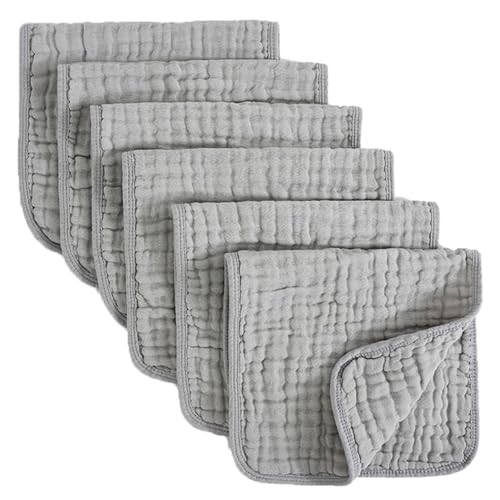 Lerpwige Baumwoll Schulterpolster Baby Burp Tücher Super Absorbierende Gaze Speichelhandtücher Zum Sabieren Und Spucken Von 6pcs/Set Schnell Trocknenbadetuch von Lerpwige