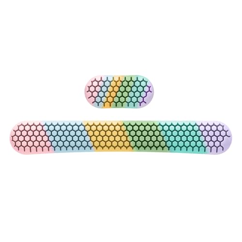 Lerpwige Bunte Speicherschaum Tastaturen Handruhwaffenstütze Maus Pad Bequem Für Rest Rest Office Handgelenk von Lerpwige