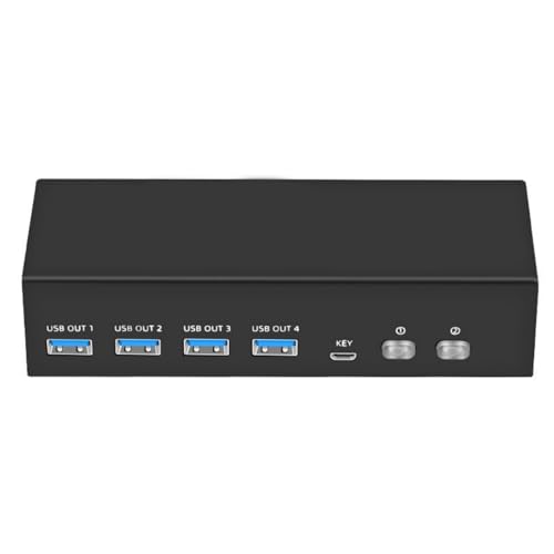 Lerpwige DisplayPort KVM Switcher Für 2 Computer USB3.0 KVM Switcher 2 In 2 Out 4 USB3.0 Anschluss Für Mausmonitore Zubehör Lerpwige DisplayPort KVM Switcher Für 2 Computer USB3.0 KVM Switcher 2 In 2 Out 4 USB3.0 Anschluss Für Mausmonitore Zubehör von Lerpwige