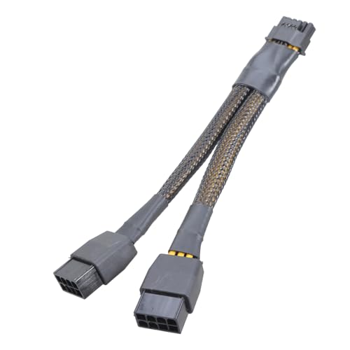 Lerpwige Double 8Pin Female Bis 12+4Pin 16Pin Männliches Adapterkabel Für Die RTX40 Serie Stabil Zu Motherboards Stromübertragung Flexibel von Lerpwige