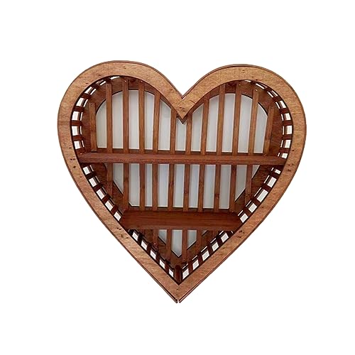 Lerpwige Holzständer, rundes Herz, Aufbewahrungsregale, Raumdekoration, Wandbehang, Lagerregal, Ornament, Bücherregal Lerpwige Holzständer, rundes Herz, Aufbewahrungsregale, Raumdekoration, Wandbehang, Lagerregal, Ornament, Bücherregal von Lerpwige