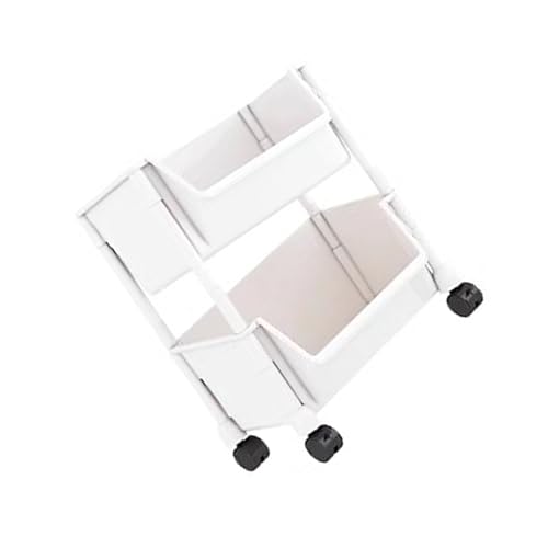 Lerpwige Praktischer Rollspeicherwagen Easy Access Open Mobile Storage Organisatoren Rack Mit Rädern Und Seitenhaken von Lerpwige