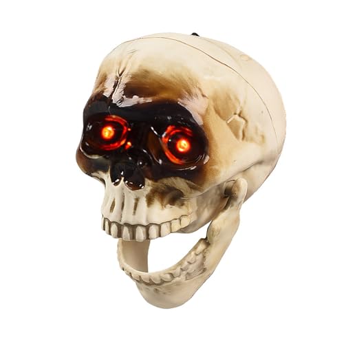 Lerpwige Unheimliche Sprechende Totenkopf Dekoration Mit Licht Und Ton Skelett Kopfform Ornament Für Halloween Partys Party Zubehör Lerpwige Unheimliche Sprechende Totenkopf Dekoration Mit Licht Und Ton Skelett Kopfform Ornament Für Halloween Partys Party Zubehör von Lerpwige