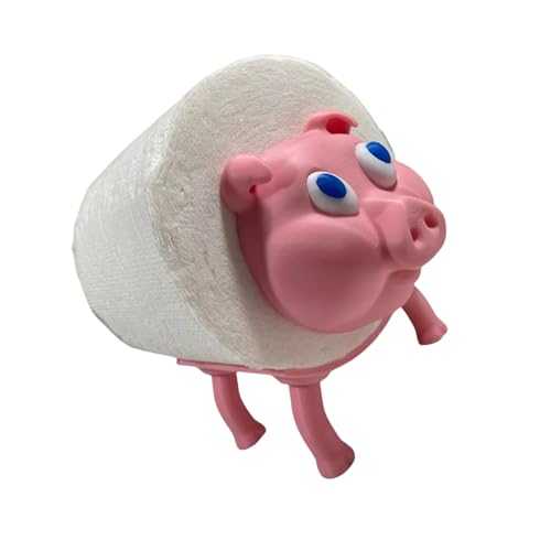 Lustiger Toilettenpapierhalter in Tierform, Rollenorganizer, Heimdekoration für kompaktes Wohnbereich Lustiger Toilettenpapierhalter in Tierform, Rollenorganizer, Heimdekoration für kompaktes Wohnbereich von Lerpwige