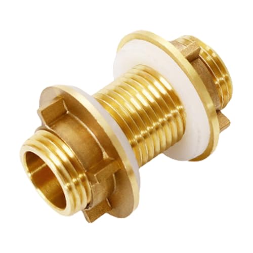Messing Bulkhead Adapter Anpassung Sicherer Wasseranschluss Für Verschiedene Rohrdurchmesser Schnelle Reparaturen Und Wartung Langlebiger Messinganschluss von Lerpwige