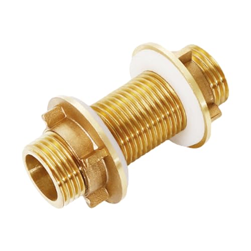 Messing Bulkhead Adapter Anpassung Sicherer Wasseranschluss Für Verschiedene Rohrdurchmesser Schnelle Reparaturen Und Wartung Langlebiger Messinganschluss von Lerpwige