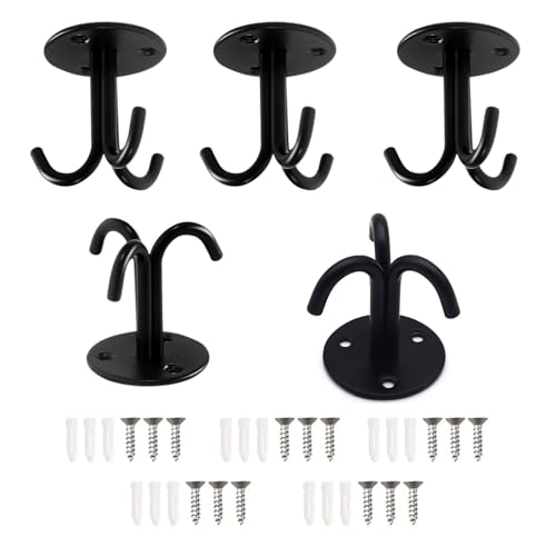 Multifunktional Edelstahl Deckenhaken Set 3 Designs Unterstützen Hängende Objekte Sicher Für Schlafzimmer Wohnzimmer Schwimmeln Deckenhaken Für Hängematten von Lerpwige