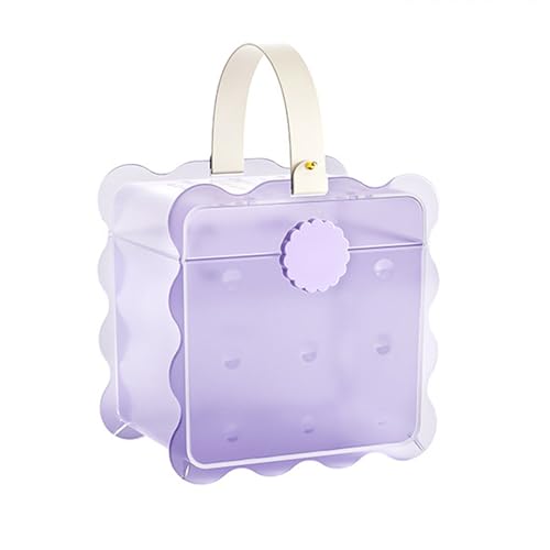 Lerpwige Pet Carrier Box Für Hamster Handtrage Käfig Kleine Tiere Reiseschachtel Für Kurze Reise Pet Transport Carry Case Nagetiere Fahrt Cage von Lerpwige