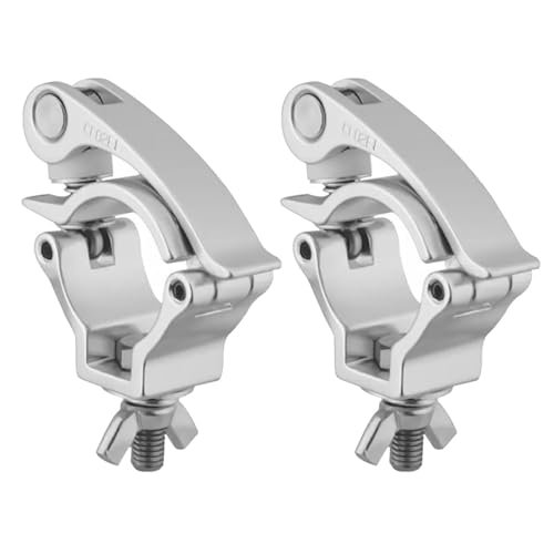 Professionelle Aluminiumlegierungen Single Schnallen Klemmen Sichern Bühnenlichtmontage Für 32 35 Mm Durchmesser Rohrleitungsstufe Klemmen von Lerpwige