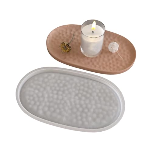 Silikon Crafting Form Oval Form Tabletts Formen Schmuckwerkzeuge Künstlerische Tablettformen Für Haus Und Partys Große Harzschalenform Für Schmuckveranstalter Geeignet von Lerpwige