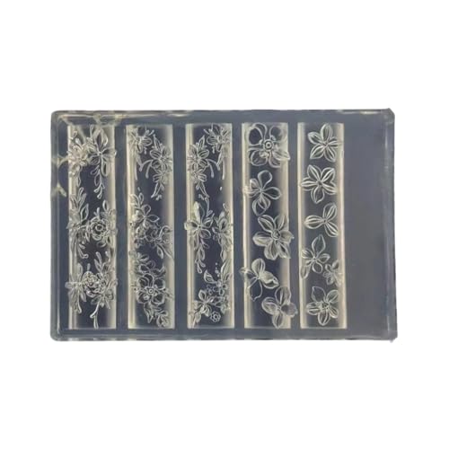 Silikon-Formen für Nagelverzierungen, zarte Form, kleines Zubehör, Bastelformen, Geschenk für Schönheitsbegeisterte, wiederverwendbare Nagelkunst-Silikonform Silikon-Formen für Nagelverzierungen, zarte Form, kleines Zubehör, Bastelformen, Geschenk für Schönheitsbegeisterte, wiederverwendbare Nagelkunst-Silikonform von Lerpwige