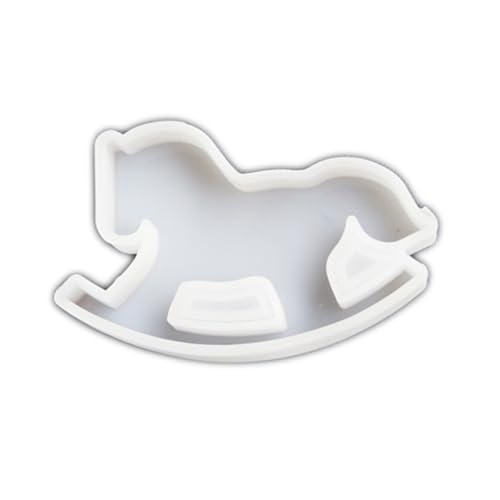 Silikonform mit Schaukelpferd, Ornament, dekorative Gipsformen, handgefertigte Tiergussformen für Urlaubsdekorationen, Silikon-Untersetzer-Formen für Harz Silikonform mit Schaukelpferd, Ornament, dekorative Gipsformen, handgefertigte Tiergussformen für Urlaubsdekorationen, Silikon-Untersetzer-Formen für Harz von Lerpwige