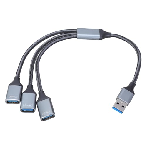 USB-Stecker auf Multiport-Splitter-Adapter mit 1 x USB 3.0 und 2 x USB 2.0-Verlängerungskabel für Fernseher und Computer USB-Stecker auf Multiport-Splitter-Adapter mit 1 x USB 3.0 und 2 x USB 2.0-Verlängerungskabel für Fernseher und Computer von Lerpwige