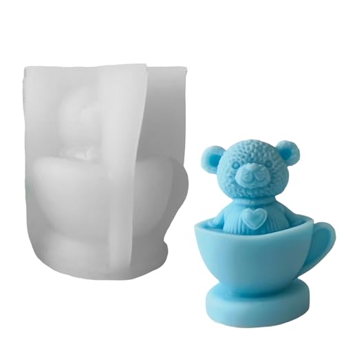 Vielseitige Kerzen Und Harzkunst Silikonform Silikon Making Schimmelpack Bären Form Ornament Form Wiederverwendbare Formen von Lerpwige