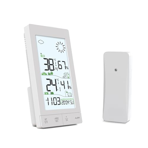 WLAN Wetterstationen Mit Touchscreens Schnittstellen Präziser Temperatur Und Feuchtigkeitsspuren Für Intelligent Intelligente Wettermessgeräte Innenbereich Innenräumen WLAN Wetterstationen Mit Touchscreens Schnittstellen Präziser Temperatur Und Feuchtigkeitsspuren Für Intelligent Intelligente Wettermessgeräte Innenbereich Innenräumen von Lerpwige