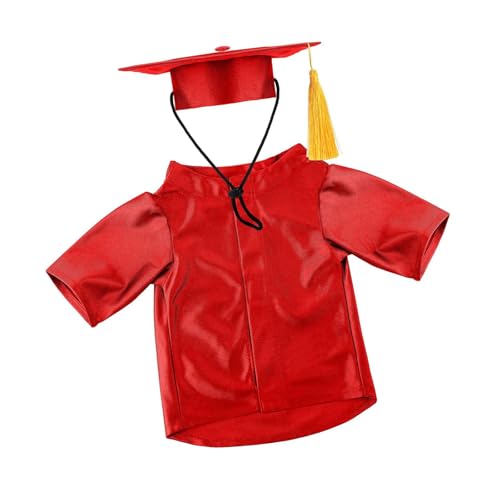 Waschbares Hunde-Abschluss-Set für Halloween-Kostüme, Partys, 3 Größen, Haustierkleid, Polyester, Hundeabschlusskleid Waschbares Hunde-Abschluss-Set für Halloween-Kostüme, Partys, 3 Größen, Haustierkleid, Polyester, Hundeabschlusskleid von Lerpwige