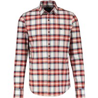 LERROS Karohemd mit Logo Stickerei von Lerros