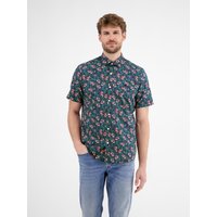 LERROS Kurzarmhemd "LERROS Herren Poplin-Stretchhemd, floral gemustert" LERROS Kurzarmhemd "LERROS Herren Poplin-Stretchhemd, floral gemustert" von Lerros