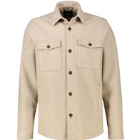 LERROS Langarmhemd "LERROS Übergrössen-Hemdjacke in Wolloptik" von Lerros