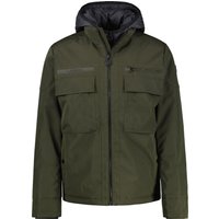 LERROS Outdoorjacke "LERROS Fieldjacket mit Kapuze, gefüttert", mit Kapuze, Wasser- und windabweisend, atmungsaktiv von Lerros