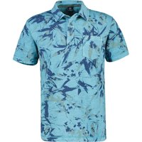 LERROS Poloshirt "LERROS Poloshirt, floraler AOP" von Lerros