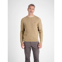 LERROS Strickpullover mit Logo-Stickerei und in Struktur-Optik LERROS Strickpullover mit Logo-Stickerei und in Struktur-Optik von Lerros