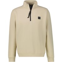 LERROS Sweatshirt "LERROS Struktur-Troyer in Großen Größen" von Lerros