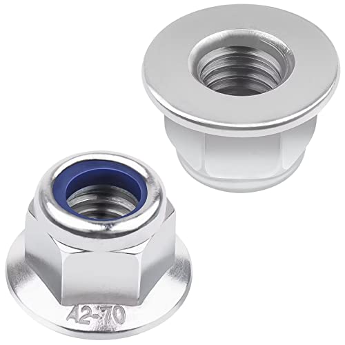 M5 Flanschmuttern 25 Stück, Leryati DIN 6923 Flanschmutter mit Sicherungsmuttern A2 V2A, Sechskant Flansch Muttern Edelstahl Sechskantmuttern mit Flansch, Sicherungsmuttern mit Polyamid-Klemmteil M5 Flanschmuttern 25 Stück, Leryati DIN 6923 Flanschmutter mit Sicherungsmuttern A2 V2A, Sechskant Flansch Muttern Edelstahl Sechskantmuttern mit Flansch, Sicherungsmuttern mit Polyamid-Klemmteil von Leryati