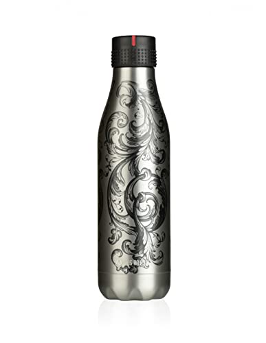 Les Aristes Paris A-8143 Bottle Up Trinkflasche, Edelstahl, 500 milliliters, Tattoo von Les Artistes Paris