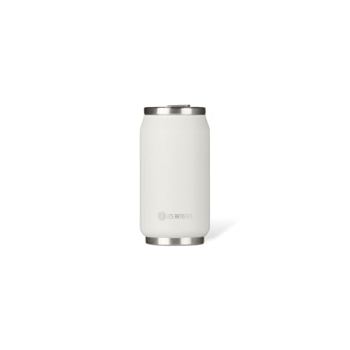 Les Aristes Paris Pull can’IT Trinkflasche, Edelstahl, Weiß, 280 ml von Les Artistes Paris