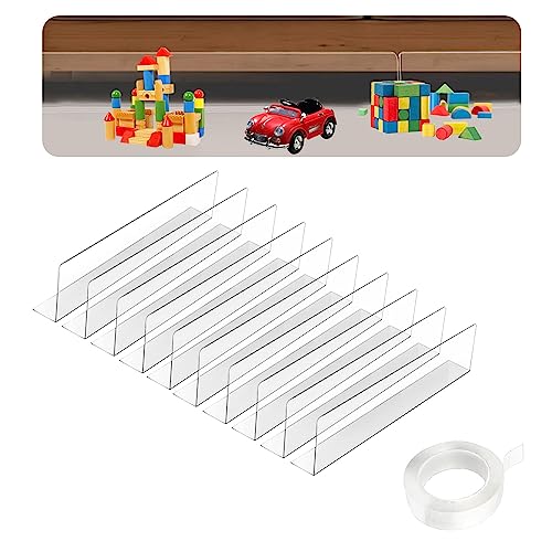 10 Stück Spielzeug-Blocker für unter dem Sofa, Sofablocker, durchsichtig, unter dem Bett, Blocker mit Klebeband, Spielzeug-Blocker-Band, Möbelspaltstoßstange, 39,7 x 3,8 x 7,9 cm, stoppt Dinge, die 10 Stück Spielzeug-Blocker für unter dem Sofa, Sofablocker, durchsichtig, unter dem Bett, Blocker mit Klebeband, Spielzeug-Blocker-Band, Möbelspaltstoßstange, 39,7 x 3,8 x 7,9 cm, stoppt Dinge, die von Les-Theresa