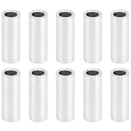 Abstandshalter aus Aluminiumlegierung, 10 Stück rund durch Metallabstandshalter ohne Gewinde Abstandshalter, 6 mm Außendurchmesser(14mm) von Les-Theresa